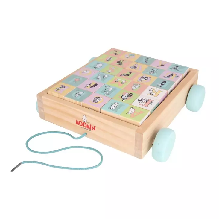 Muumi aakkoskuutiovaunu - Vauvalelut - 6416550985058 - 1