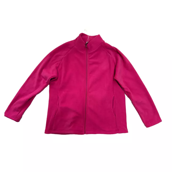 Naisten fleece-takki taskuilla, fuchsia - Naisten ulkovaatteet - FF-6008 - 1