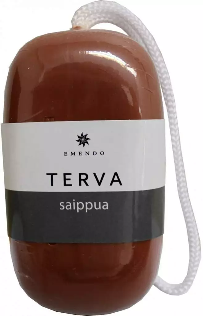 Narusaippua Terva 180g Emendo - Saunahunajat ja saunapeseytyminen - 6417892022128 - 1