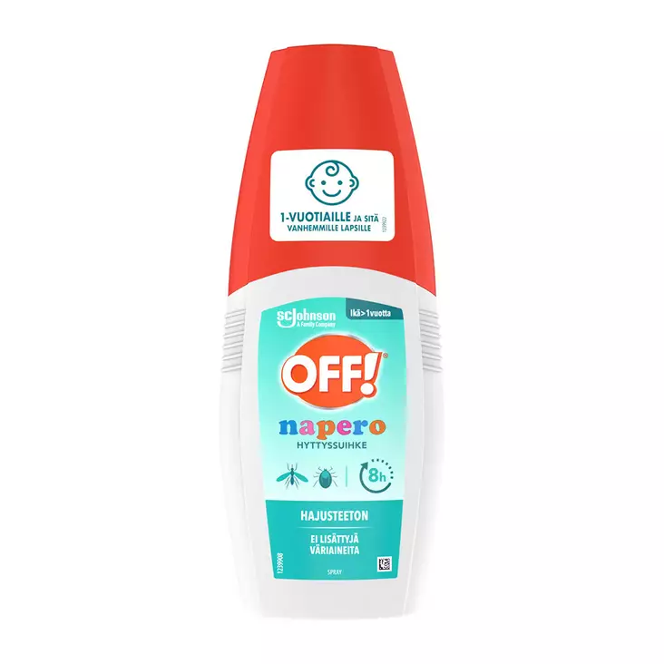 OFF! NAPERO HYTTYSSUIHKE 100ML - Hyttysmyrkyt ja hyttyssavut - 5000204385878 - 1