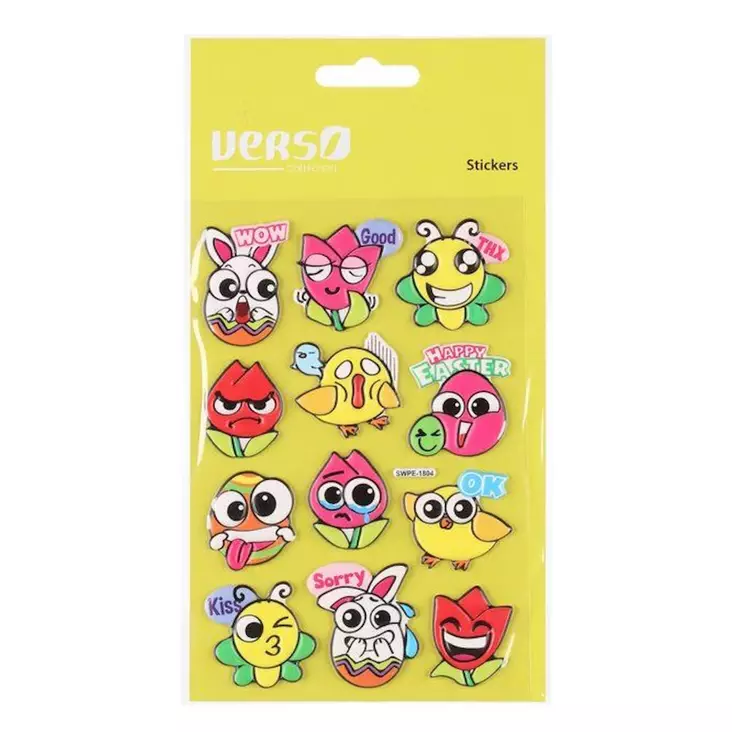 Pääsiäistarra linnut - Pääsiäis koristeet ja -tarvikkeet - 6410416444178 - 1