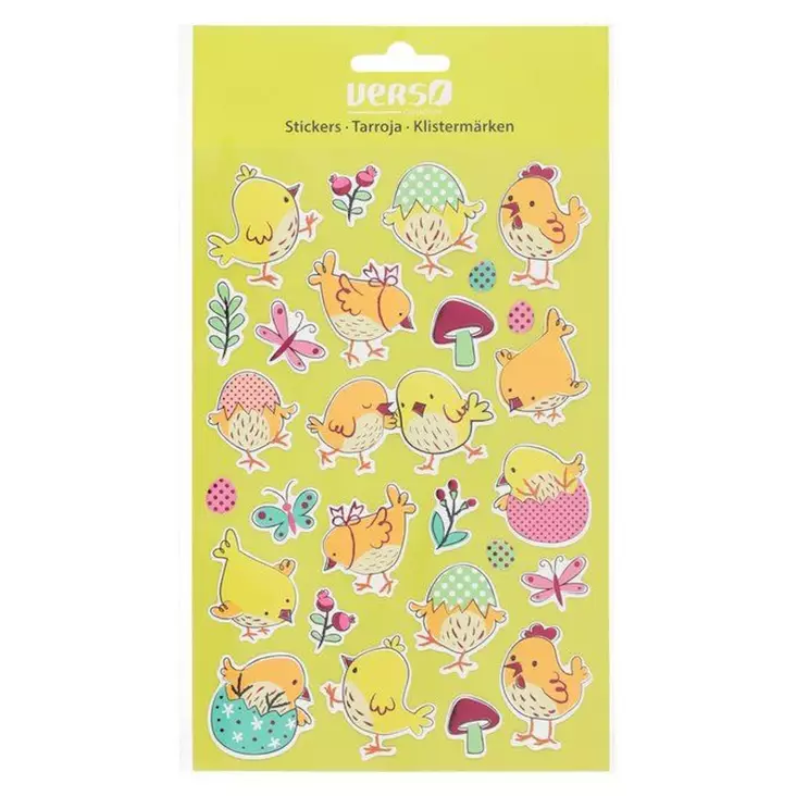 Pääsiäistarra pikkutiput - Pääsiäis koristeet ja -tarvikkeet - 6410416319988 - 1