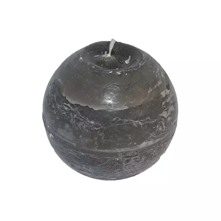 KYNTTILÄ Rustic Pallo 10 cm taupe - Pallokynttilät ja pöytäkynttilät - 4740302713418 - 1