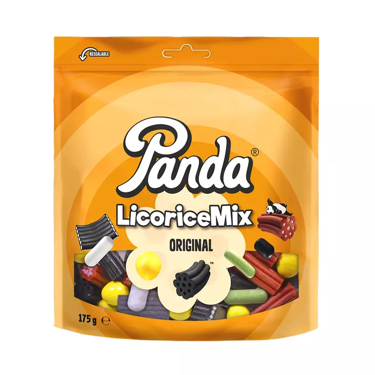 Panda LicoriceMix Orginal karkkipss 175g - Makeiset ja naposteltavat - 6412500075688 - 1