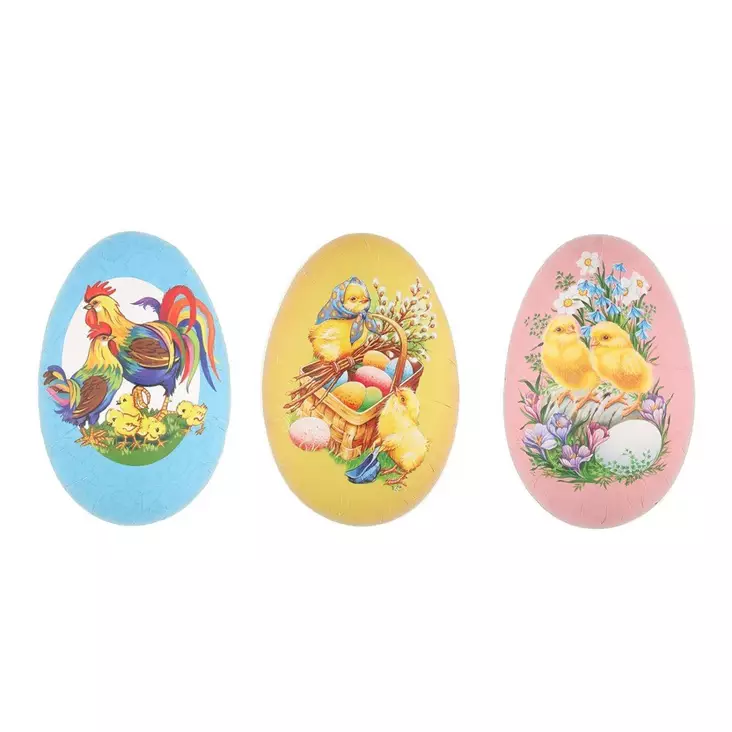 Paperimuna 12cm 1kpl - Pääsiäis koristeet ja -tarvikkeet - 6410416330648 - 1