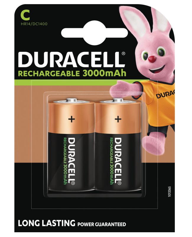 PARISTO DURACELL ULTRA C 3000 mAH 2KPL - Ladattavat paristot ja paristolaturit - 5000394055988 - 1