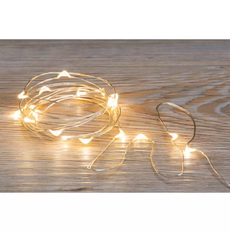 paristovalot silver finnlumor jouluvalot - Valosarjat paristokäyttöiset - 6410412944658 - 1