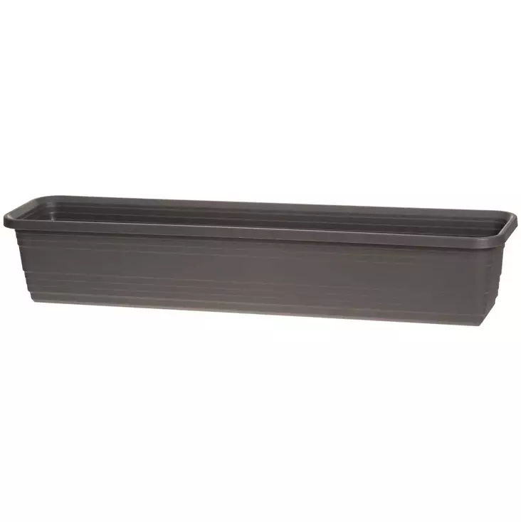 PARVEKELAATIKO Bona 80 cm antrasiitti - Parvekelaatikot ja kannakkeet - 6410416125008 - 1