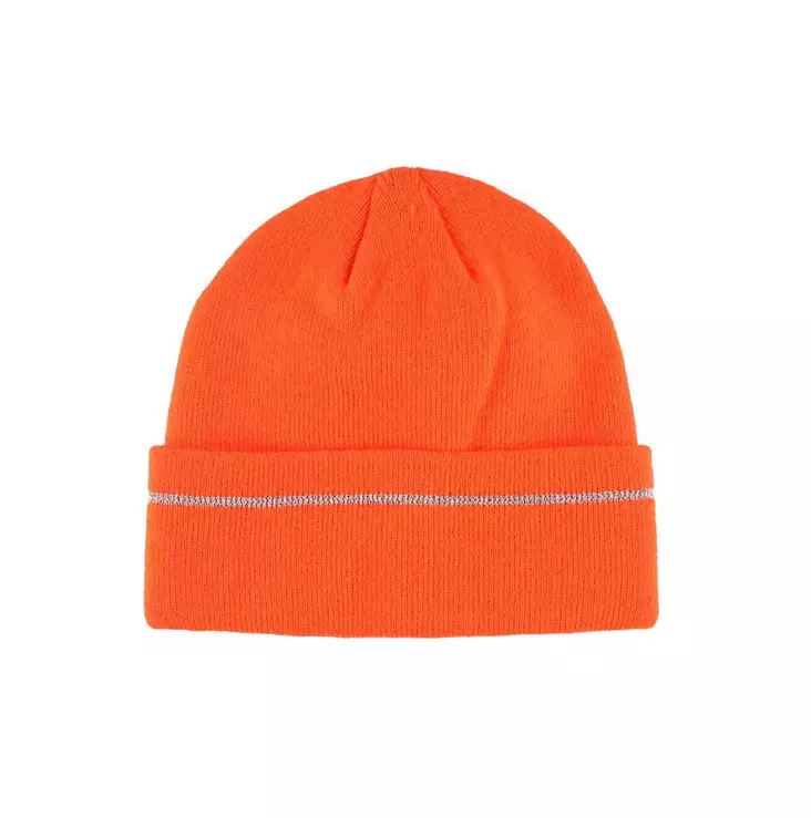 pipo heijastavalla raidalla oranssi pipo - Talvipäähineet - 6410416013398 - 1