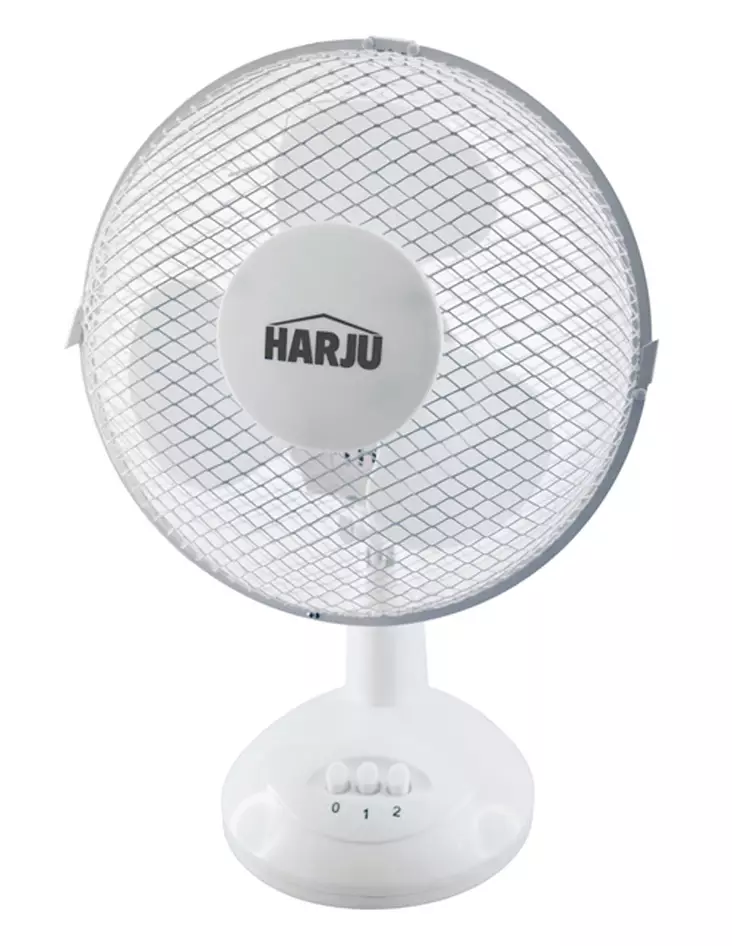 PÖYTÄTUULETIN 9" 25W VALKOINEN - Tuulettimet - 6438140234018 - 1