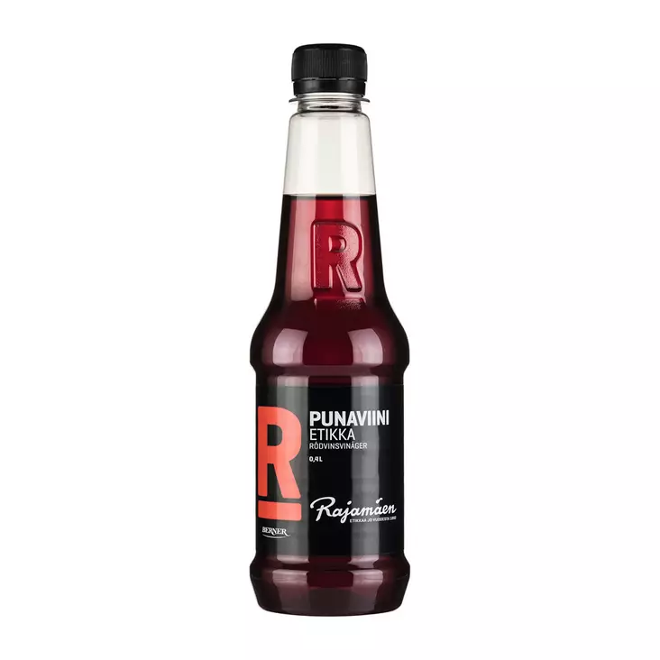Rajamäen punaviinietikka 0,4L - Öljyt, etikat ja kastikkeet - 6414504817158 - 1
