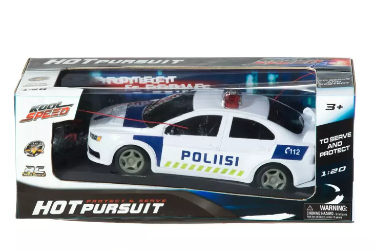 R/C Poliisiauto 1:20 27MHz - Leluajoneuvot - 6410413036468 - 1