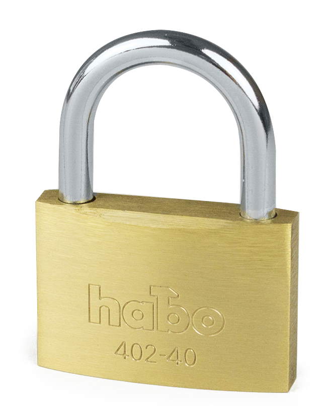 RIIPPULUKKO HABO 402-40 MESSINKI HABO - Riippulukot, kassalippaat ja kassakaapit - 7317900173028 - 1