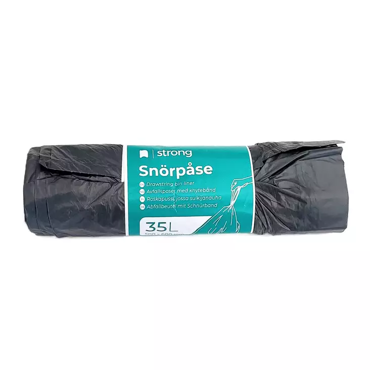 ROSKAKASSI VETONAUHA 35L 15KPL 500X600 - Roskapussit - 5055373105758 - 1