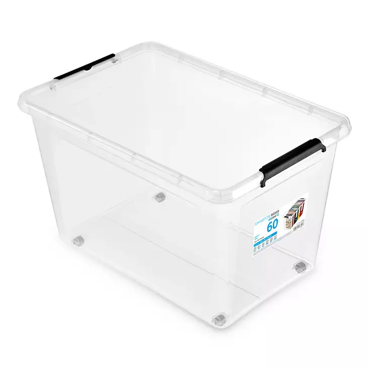 Simple Store säilytyslaatikko 60L 58x39, - Säilytyslaatikot ja muovilaatikot - 6438506022938 - 1
