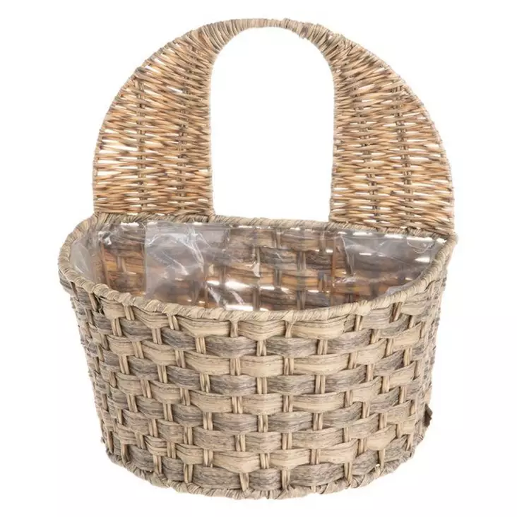 Seinäruukku Mocca puolikaari 26x18x16cm - Ulkoruukut - 6410413155978 - 1