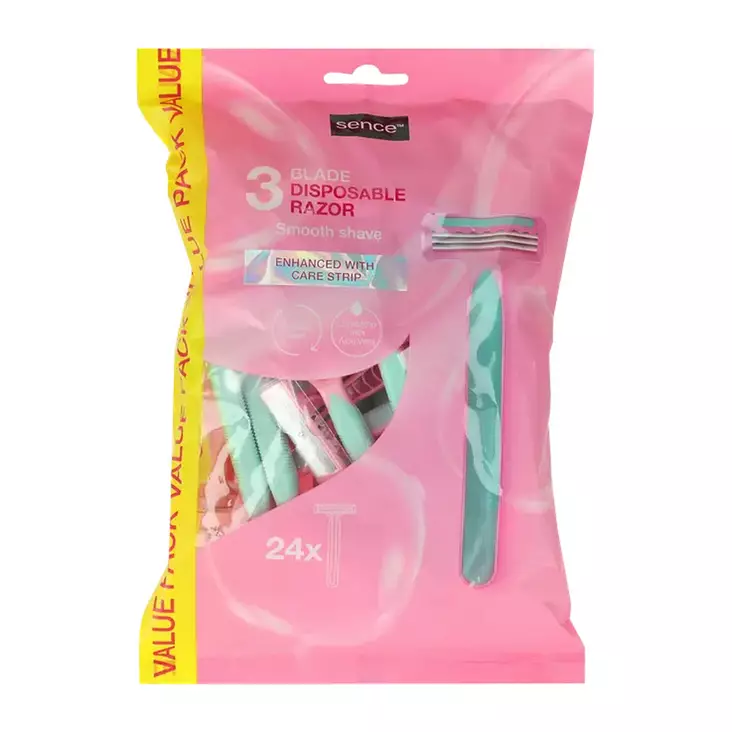 Sence höylä 24kpl Triple blades - Karvahöylät ja vaihtoterät - 8721382701478 - 1