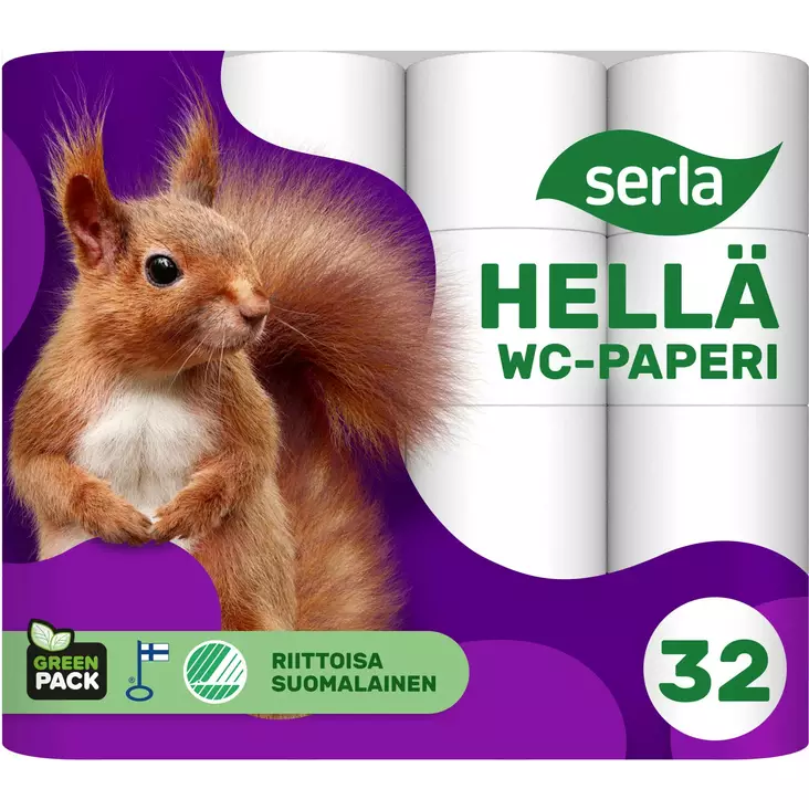 SERLA WC-PAPERI HELLÄ 32RLL - WC-paperit - 6414301035618 - 1