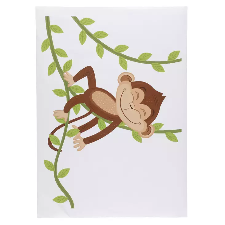 Sisustustarra apina makaava - Sisustuskalvot - 6410416533698 - 1