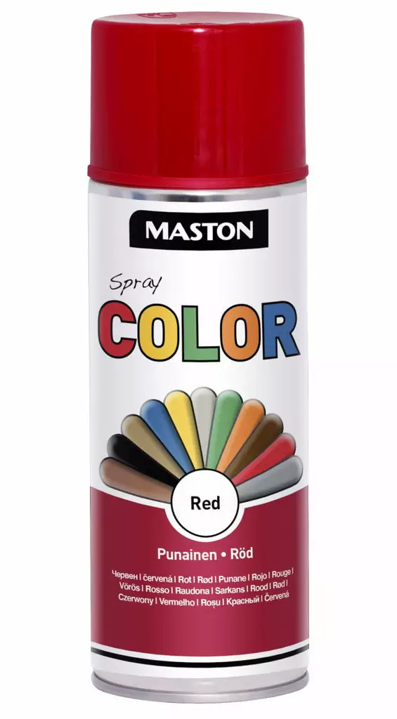 PUNAINEN SPRAY MASTON - Spraymaalit - 6412491208058 - 1