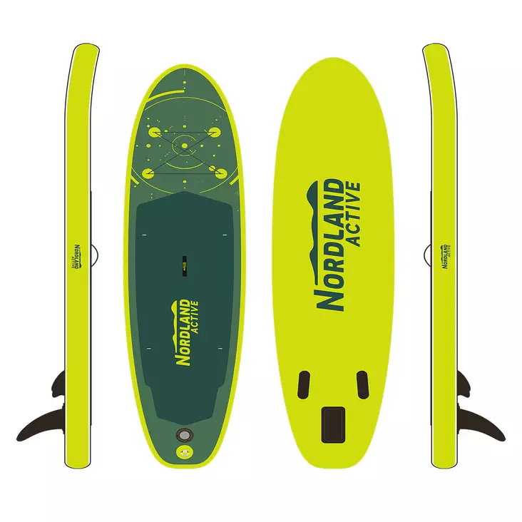SUP-lauta 305x76x15cm vihreä - Sup laudat ja tarvikkeet - 6438168119458 - 1