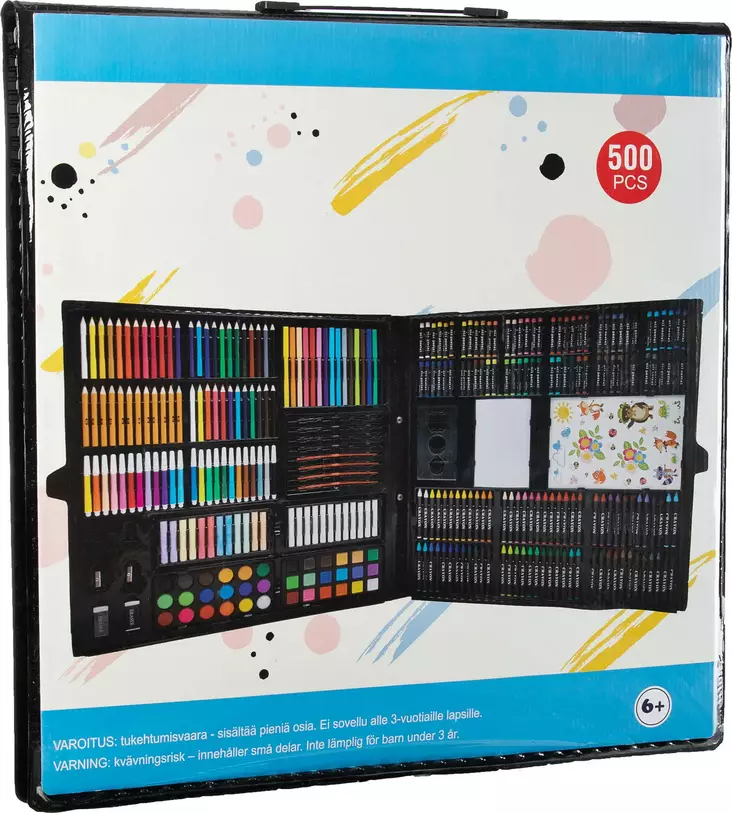 500 osainen taiteilijasetti - Taiteilijatarvikkeet - 6438014268668 - 1