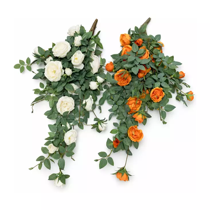 Tekokasvi, ruusukimppu amppeliin - Tekokasvit ja muovikukat - 6438159384858 - 1