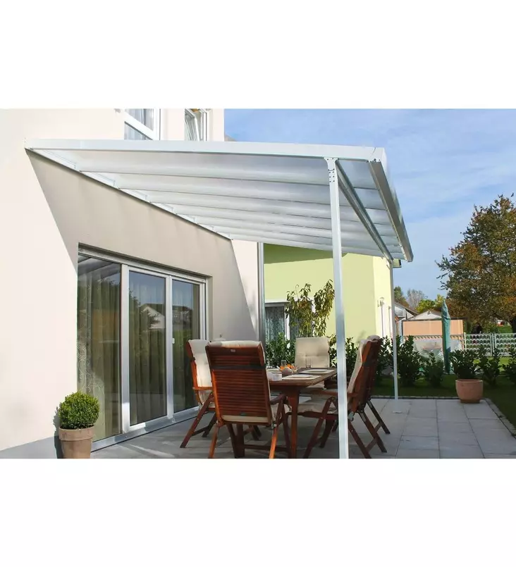 TERASSIKATOS VillaPatio Classic 488 alumiini katos 6mm - Terassikaiteet ja terassirakenteet - 6438014149608 - 1