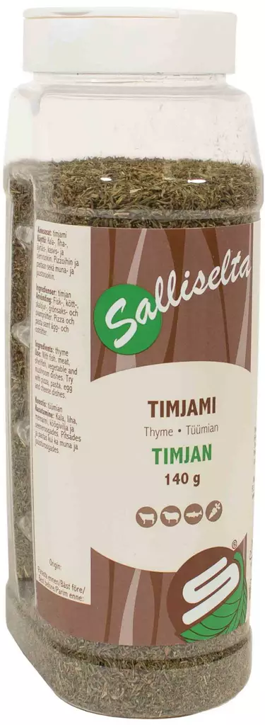 Timjami leikattu 140G Sallinen - Mausteet - 6436501005628 - 1