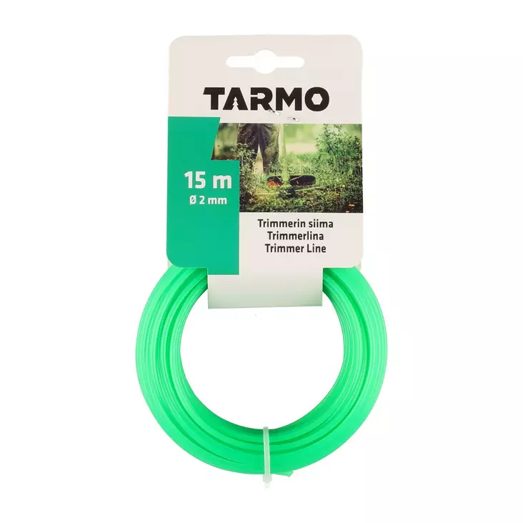 Trimmerin varasiima 2mm x 15m Tarmo - Trimmerin siimat - 6410412897268 - 1