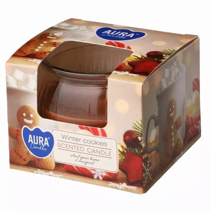 Tuoksukynttilälasi Winter cookies - Tuoksukynttilät ja tuoksutuikut - 5906927041438 - 1