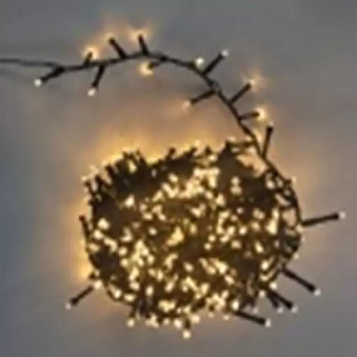 LED ulkovalosarja 80l lämmin valkoinen - Valosarjat verkkovirta - 6438506003708 - 1