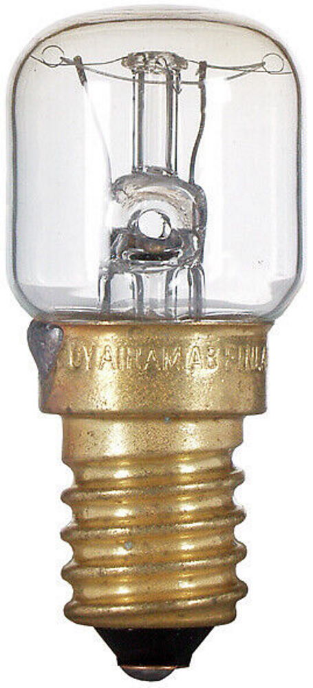 Uuni- ja jääkaappilamppu 15W 2700K E14 80lm 1000h 22 x 48 mm, maks. 300 °C - Lamput E14 kanta - 6435200001948 - 1