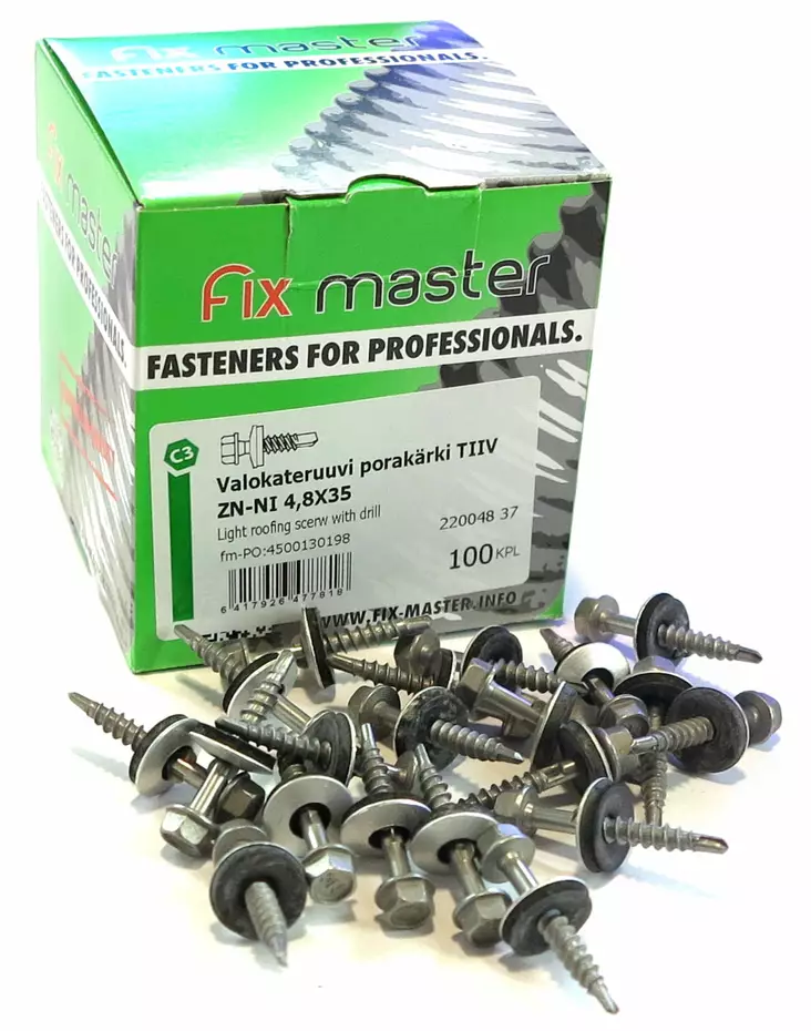 VALOKATERUUVI 4,8x35 100kpl/pkt - Valokatteet - 6417926477818 - 1