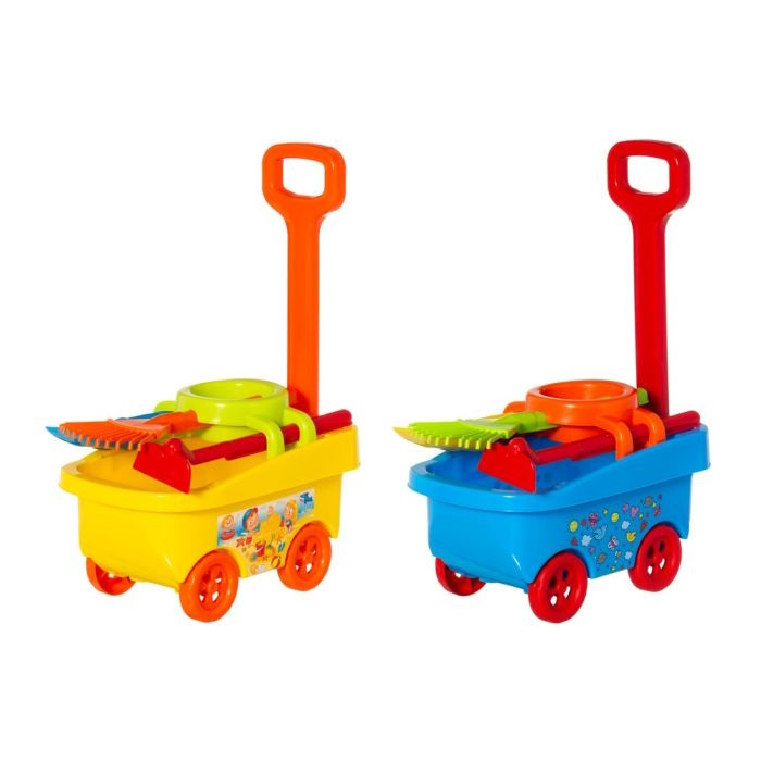 Vetok=C3=A4rry ja puutarhaty=C3=B6kalut lasten setti - Hiekkalelut - 5907442121988 - 1