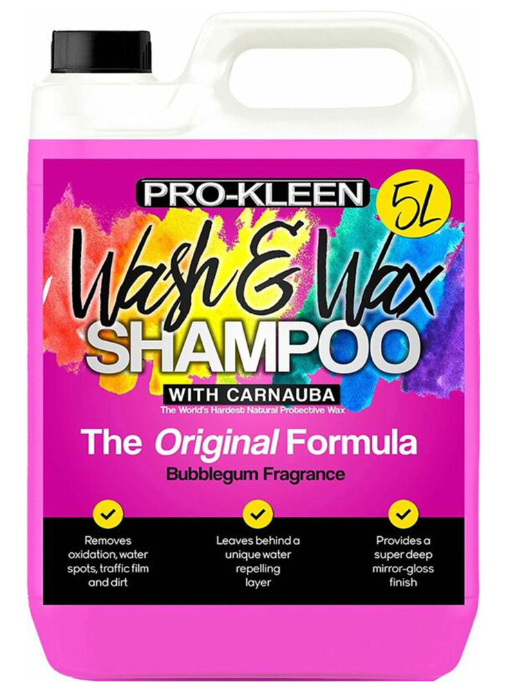 PROKLEEN WASH&WAX 5L BUBBLEGUM vahapesushampoo PURKAN