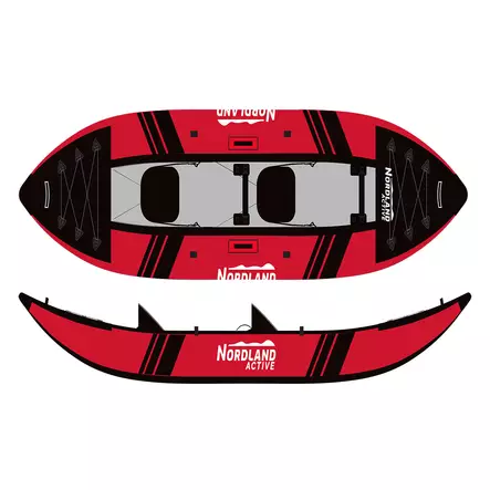 Kajakkikaksikko ilmatäytteinen 385cm - Kumiveneet ja kanootit - 6438168119489 - 2