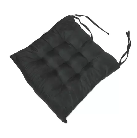 ISTUINTYYNY 45X45CM MUSTA - Istuintyynyt ja pehmusteet - 6438159270489 - 1