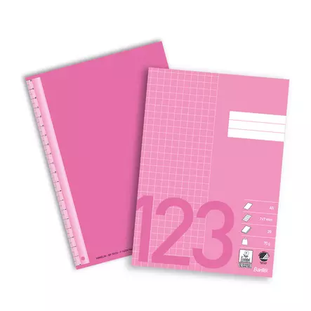 Bantex kouluvihko A5 pinkki - Lehtiöt, muistikirjat ja vihkot - 5904017333739 - 2