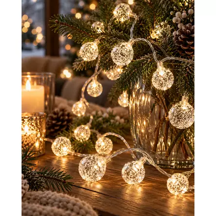 LED Jäämarjat Valosarja 50 LED - Valosarjat verkkovirta - 6438159329309 - 1
