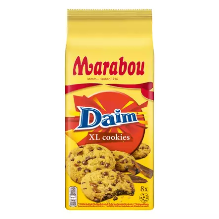 Marabou DAIM XL COOKIES 184 g - Leivät, keksit ja leivonnaiset - 7622300721459 - 1