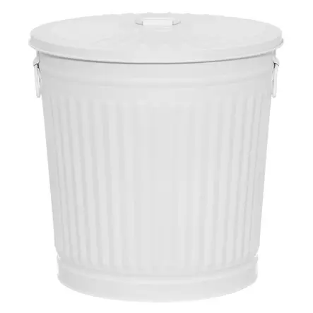 Metallisanko kannella 37 cm - Roska-astiat - 6410412135919 - 1