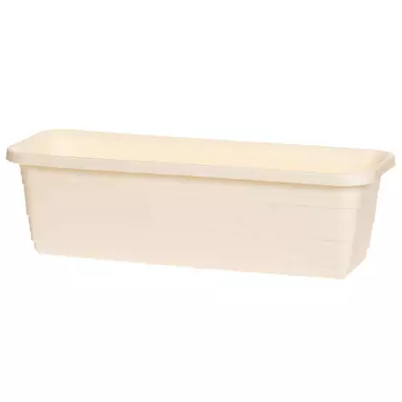 PARVEKELAATIKO Bona 50 cm luonnonvalkoinen - Parvekelaatikot ja kannakkeet - 6410416124759 - 1