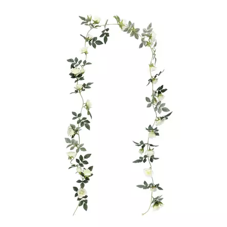 Ruusuköynnös valkoinen - Tekokasvit ja muovikukat - 6410416544359 - 1