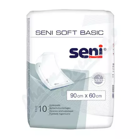 Seni kertakäyttöinen alussuoja basic 10 - Inkontinenssisuojat ja aikuisten vaipat - 5900516692469 - 1
