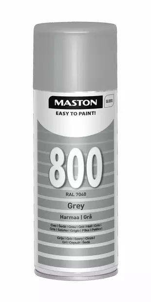 Spraymaali 100 Harmaa 400ml - Spraymaalit - 6412491008009 - 1