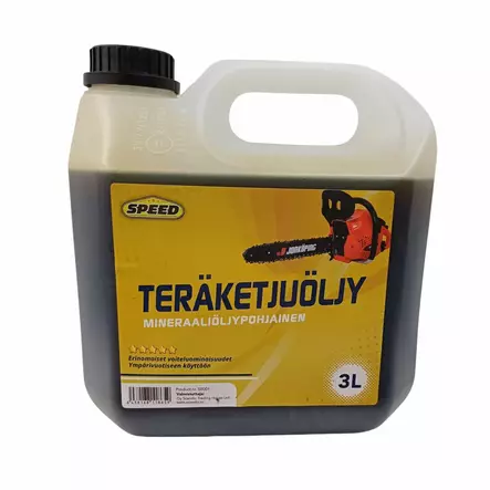 Teräketjuöljy 3L Speed - Hydrauliikkaöljyt - 6438168118659 - 1