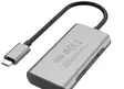 Deltaco USB-hubi, USB-C uros - 2x USB-C naaras ja 2x USB-A naaras, 10Gb/s - Oheislaitekaapelit ja adapterit - 7333048047519 - 2