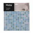 Laattatarra minimosaiikki sininen/vihreä - Sisustuskalvot - 6410416526829 - 2