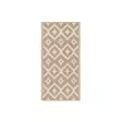 Muovimatto 90x180 cm beige valkoisella kuvioinnilla. - Lattiamatot - 6410416331669 - 1